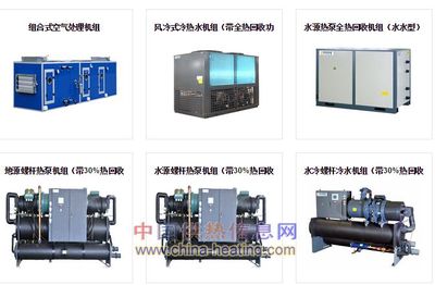 汇中地源热泵机组 风冷水冷螺杆式冷水机组-汇中地源热泵机组